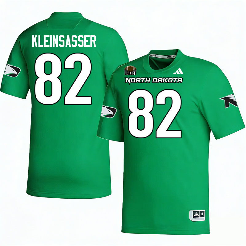 North Dakota Fighting Hawks #82 Jim Kleinsasser College Football Jerseys,Uniforms-Green
